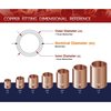 Everflow Copper CxC Long Radius Elbow Fitting with 2 Solder Cups 2-1/2'' CCLT0212